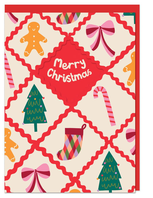 SWL011-Raspberry Blossom-Xmas Card-Sweet Life