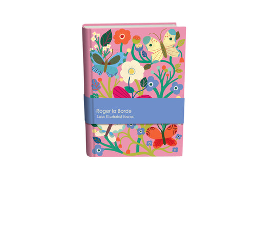 AS067-Roger La B-Butterfly Garden Illustrated Journal-Notebook-Butterfly Garden