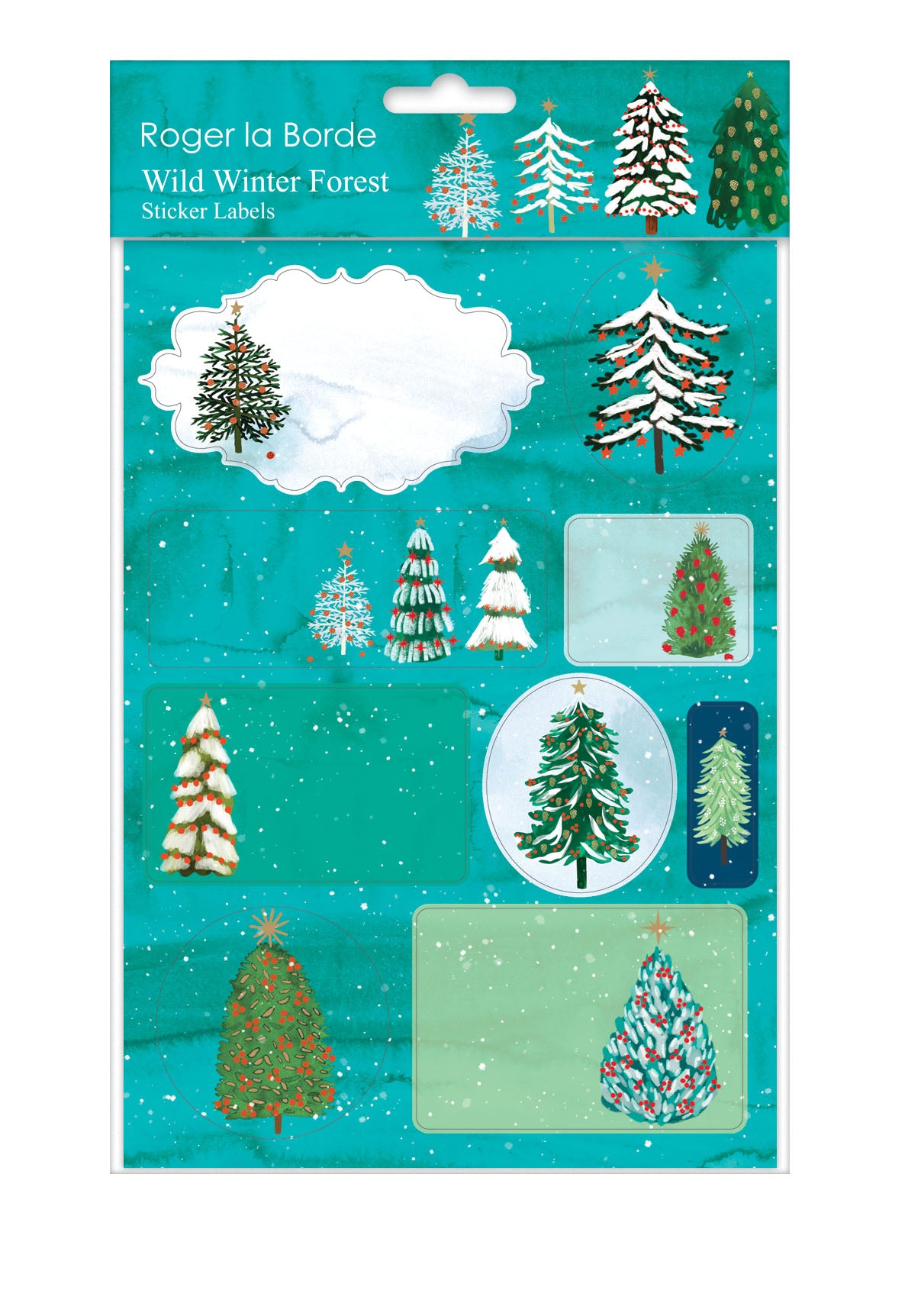 ST081-Roger La B-Wild Winter Forest-Xmas Stickers-