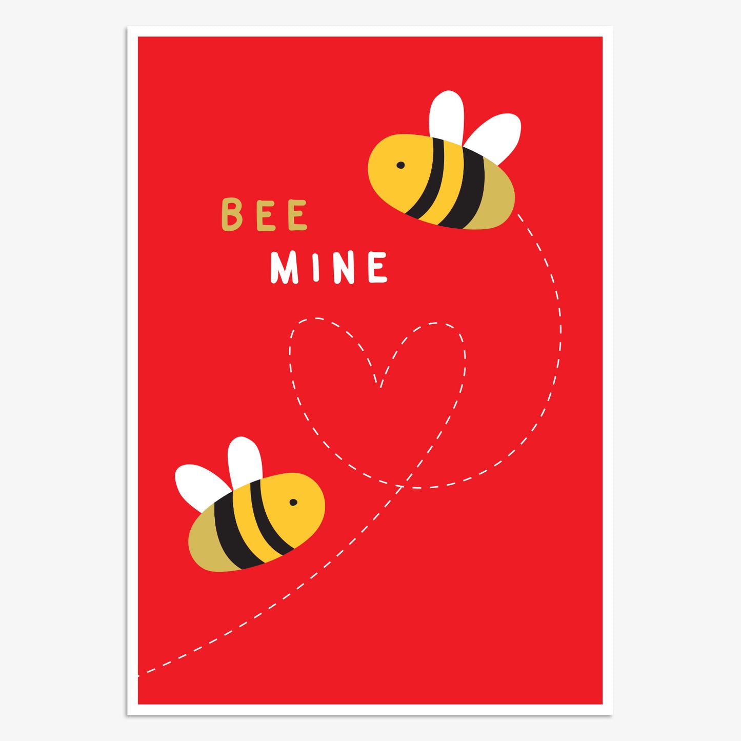 VLN003-Think of Me-Bee Mine-Card-Valentine Luna