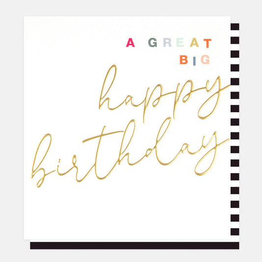 MTY008-Caroline G-A Great Big Happy Birthday-Card-From Me To You