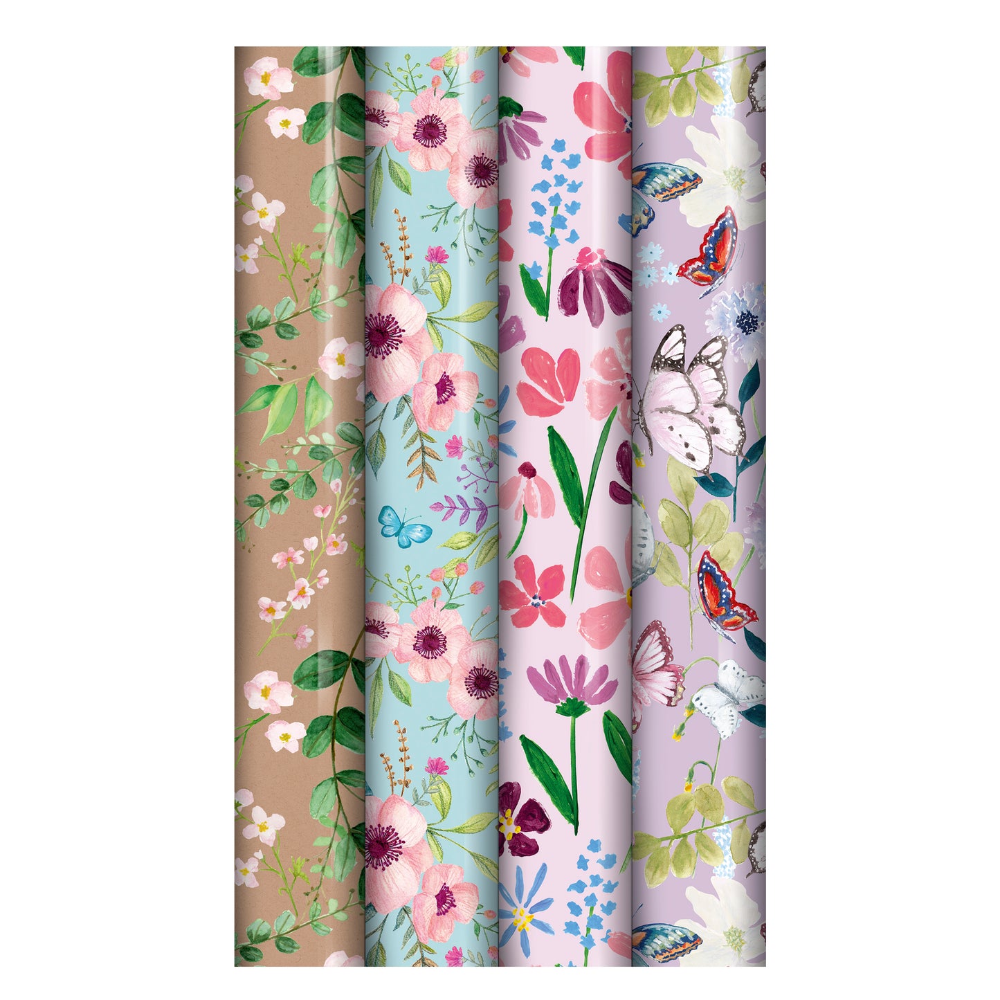 32190-GWC-Eurowrap-2.5M Floral Giftwrap-Wrap-