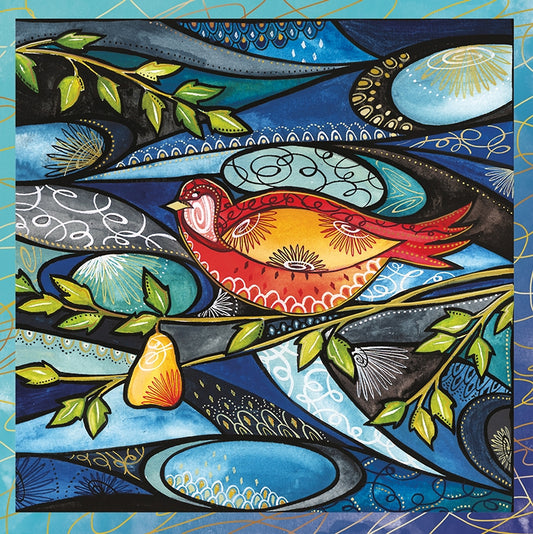9937600056-Editions du Desastre-Partridge Pear Tree-Xmas Card-Beau-Arts