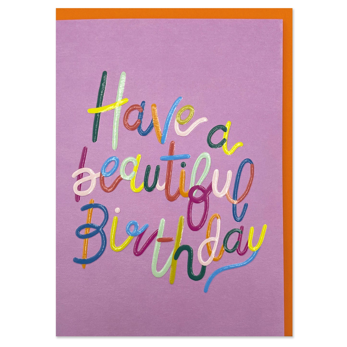 HPS023-Raspberry Blossom-Have A Beautiful Birthday-Card-Happiness