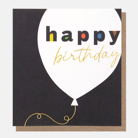 CER002-Caroline G-Happy Birthday Balloon-Card-Cheers