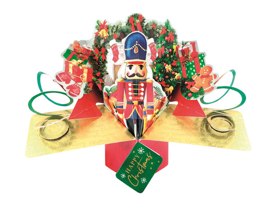 XPOP068-Second Nature-Nutcracker-Xmas Card-Pop Ups