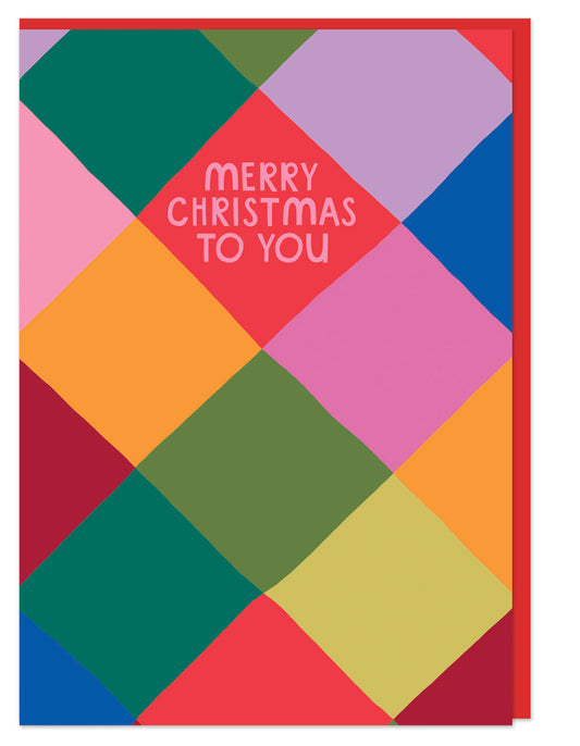 HPS016-Raspberry Blossom-Xmas Card-Happiness