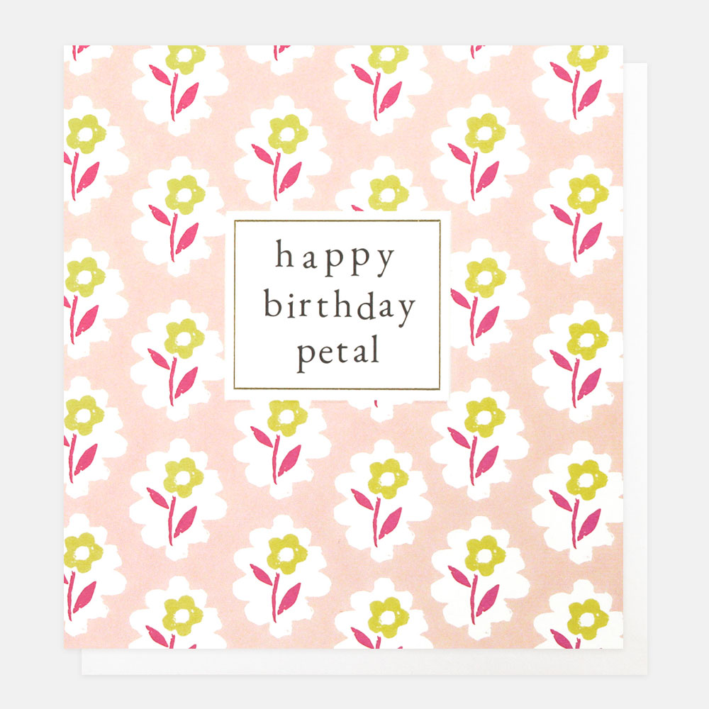 SWP010-Caroline G-Happy Birthday Petal-Card-Sweet Potatoe