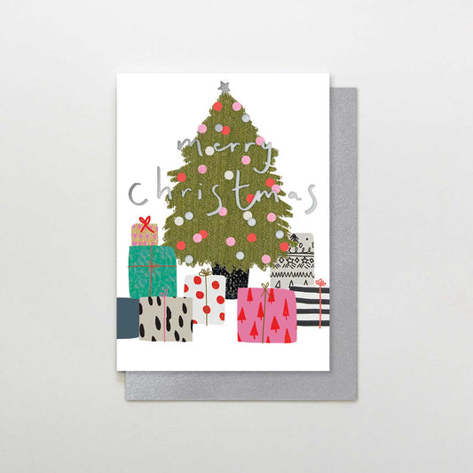 TW004-Stop The Clock-Xmas Tree And Presents-Xmas Card-Twinkle