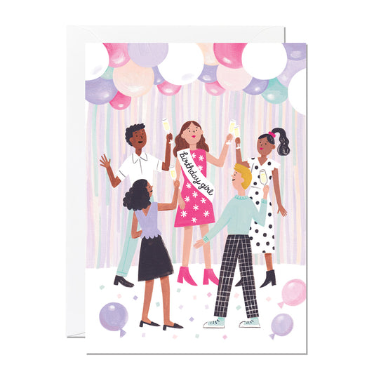 C213-Ricicle Cards-Birthday Party-Card-Whimsical