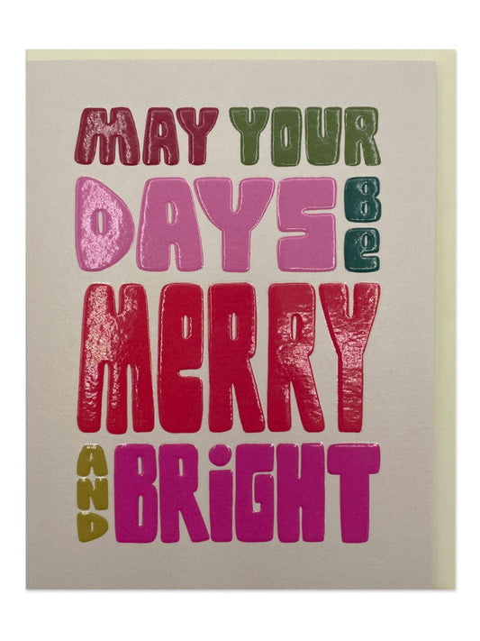 LIJ028-Raspberry Blossom-Xmas Card-Little Joys