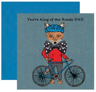 BT087-Apple & Clover-Youre The King Of The Road Dad-Card-Bow Tie