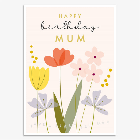 LNA047-Think of Me-Happy Birthday Mum-Card-Luna