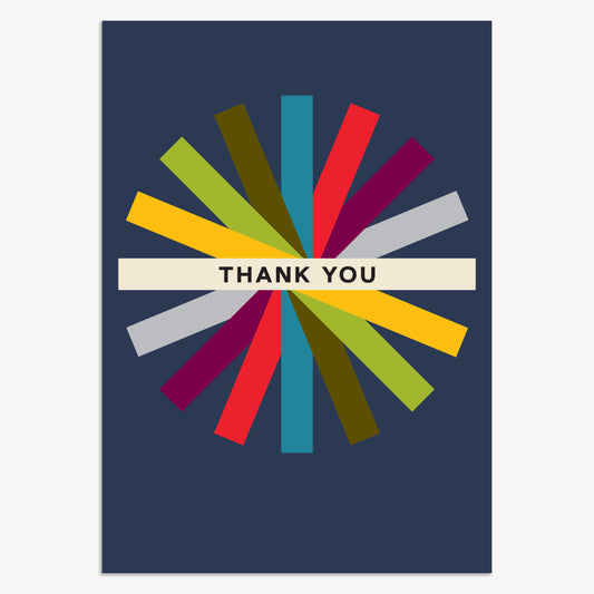 HWL044-Think of Me-Thank You Multi Swirl-Card-Howl