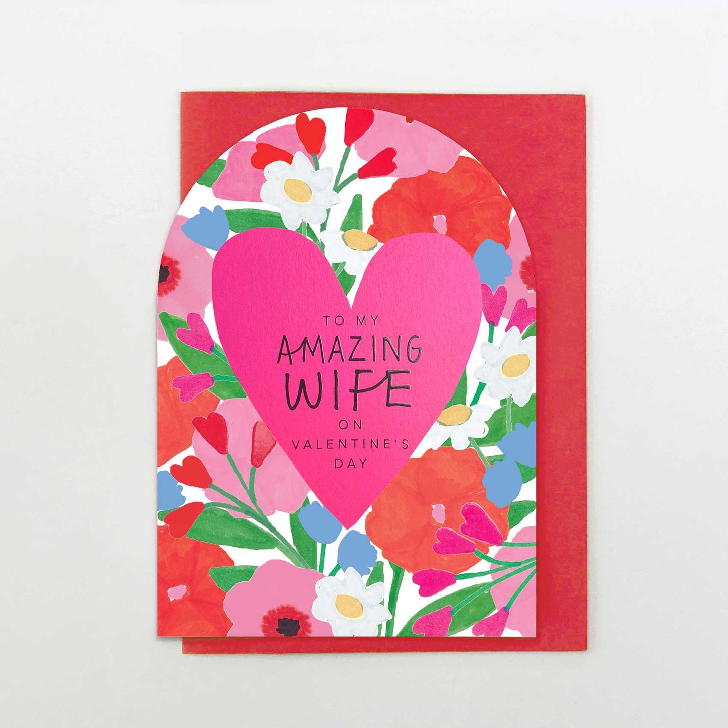 BA019-Stop The Clock-Amazing Wife Valentine'S Day-Card-Moon & Back