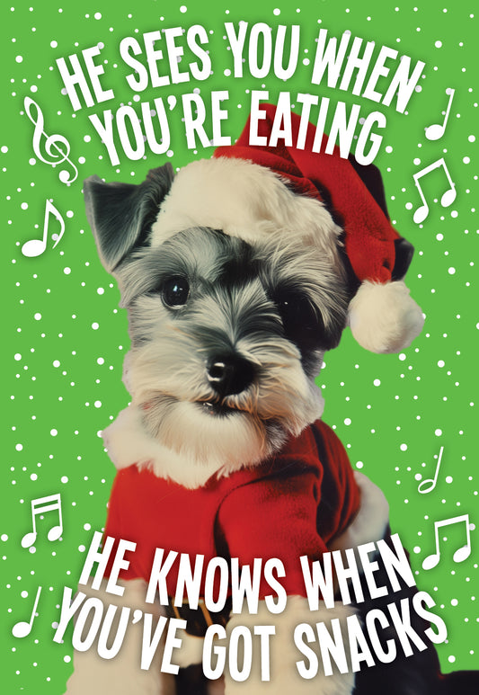 XKMK2403-Kiss Me Kwik-Christmas Snacks-Xmas Card-