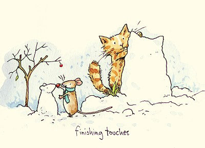 XM141-Two Bad Mice-Finishing Touches-Xmas Card