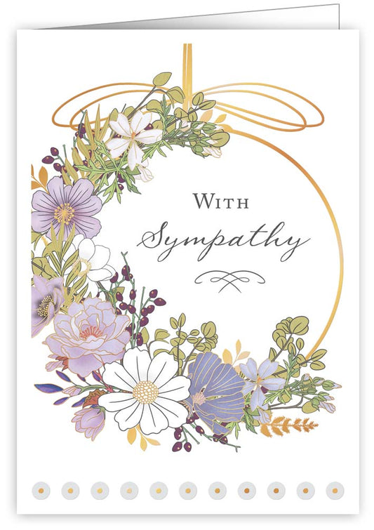 1068-Quire-With Sympathy-Card-Ivory White