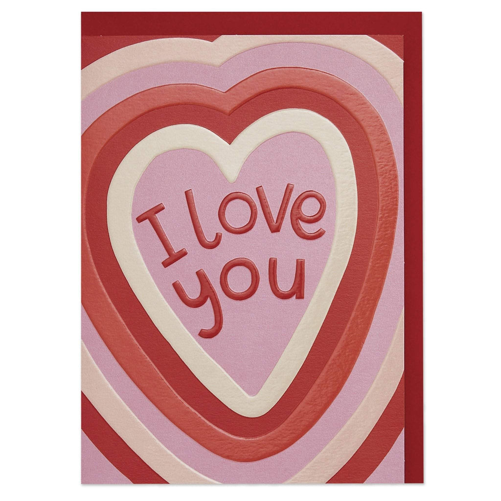 GDV029-Raspberry Blossom-I Love You-Card-Good Vibes