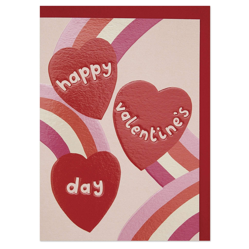 GDV023-Raspberry Blossom-Happy Valentines Day-Card-Good Vibes