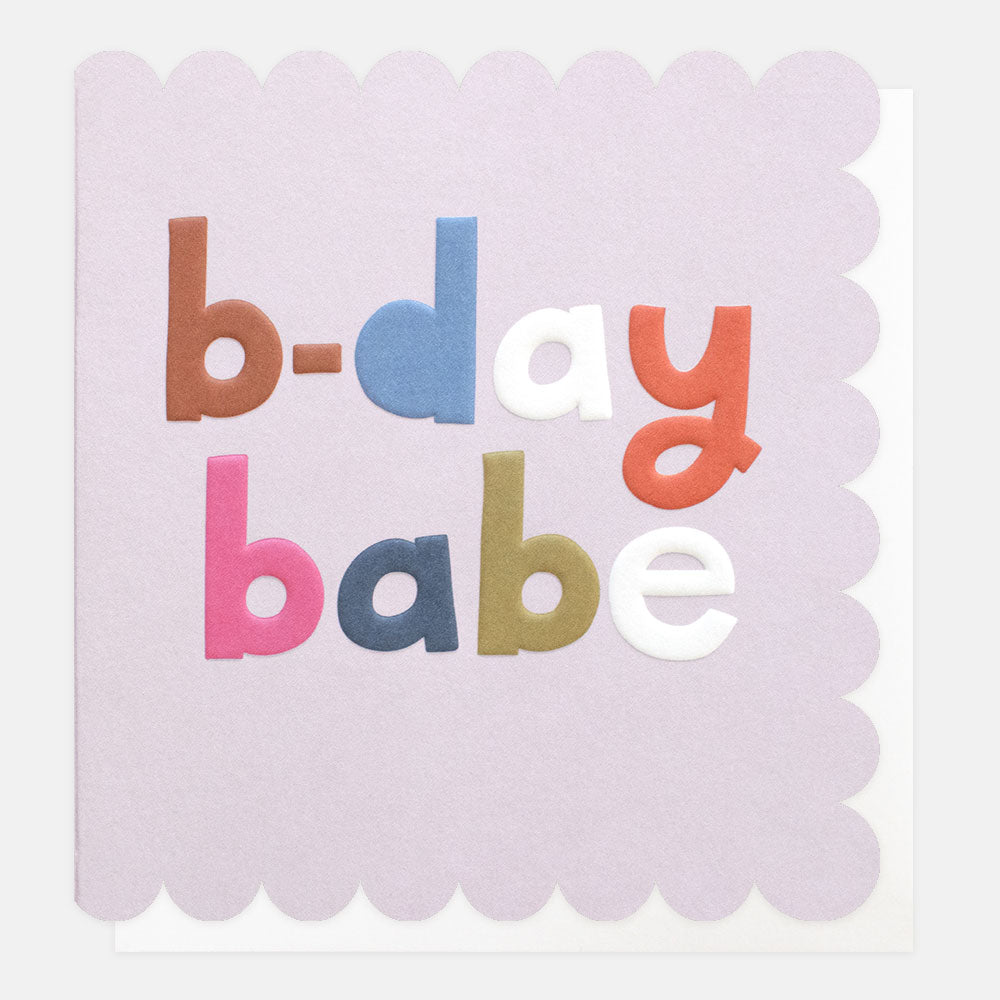 HPW008-Caroline G-B-Day Babe -Card-Happy Words