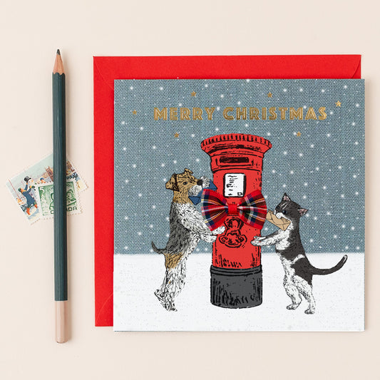 TW014-Apple & Clover-Merry Christmas-Xmas Card-Twinkle Collection
