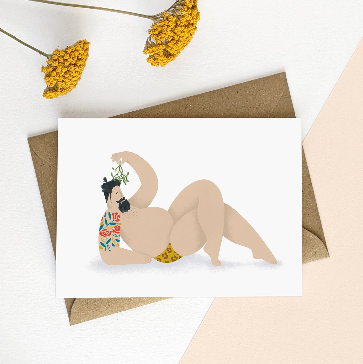 CRL007-Elsa Rose Frere-Christmas�Sexy Mistletoe -Xmas Card-