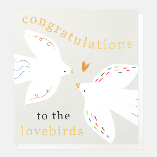 INR008-Caroline G-Congratulations To The Lovebirds -Card-In Repeat