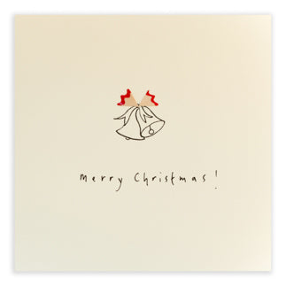 (052)PSC-CBE-Ruth Jackson-Christmas Bells-Xmas Card-Pencil Shavings
