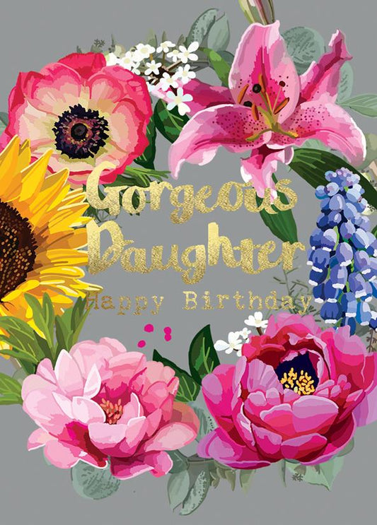 FF027H-Sarah Kelleher-Gorgeous Daughter-Card-Fabulous Foils