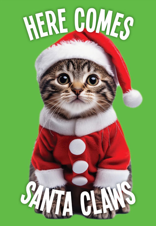 XKMK2502-Kiss Me Kwik-Santa Claws-Xmas Card-