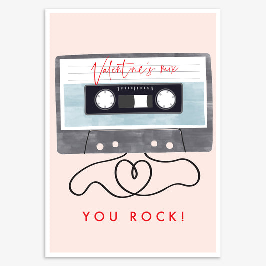 VLD011-Think of Me-You Rock -Card-Vday