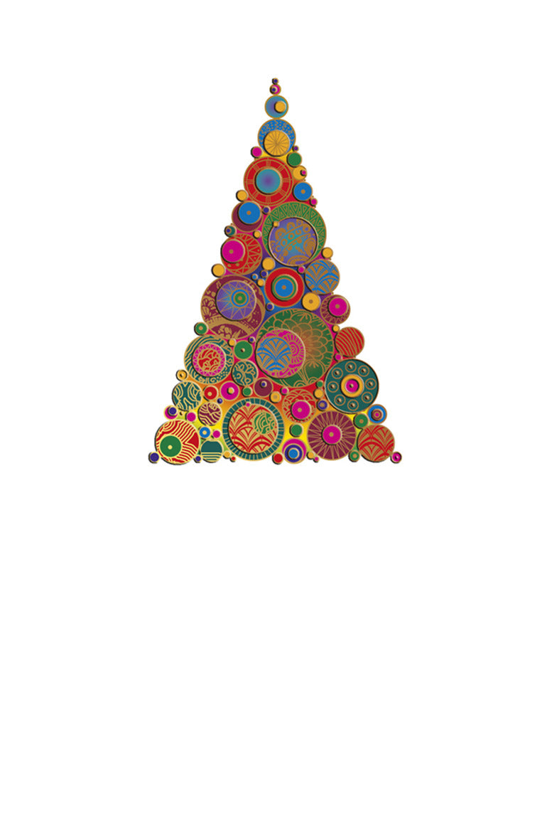 9982800051-Editions du Desastre-Colour Tree-Xmas Card-Icones Fa