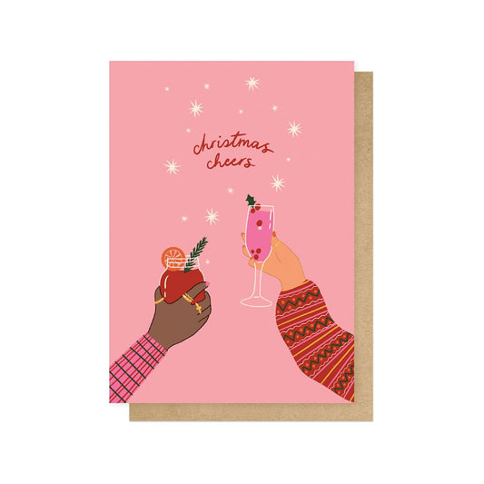 EMMLUP025C-East End Prints-Christmas Cheers-Xmas Card-Emmy Lupin