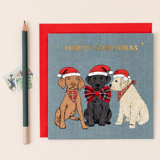 TW017-Apple & Clover-Merry Christmas-Xmas Card-Bow Collections