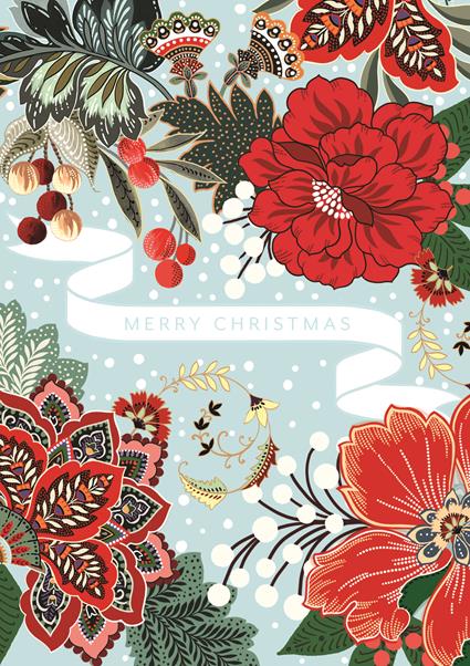 EBX014-Earlybird-Merry Christmas-Xmas Card-Honey
