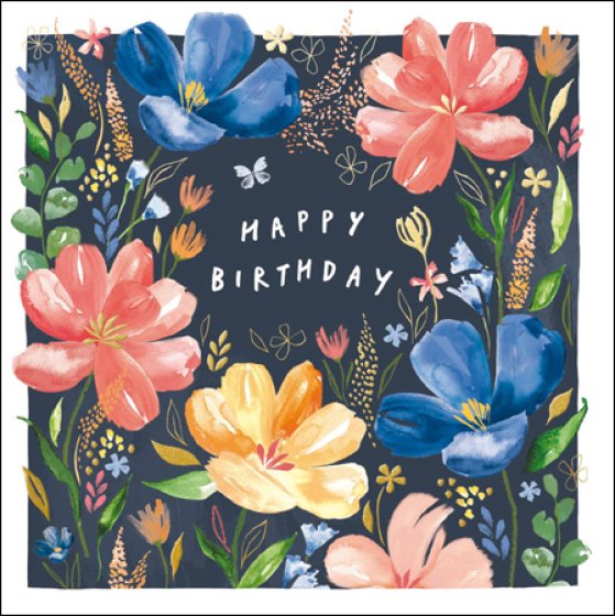 505850-Woodmansterne-P Happy Birthday-Card-Iris