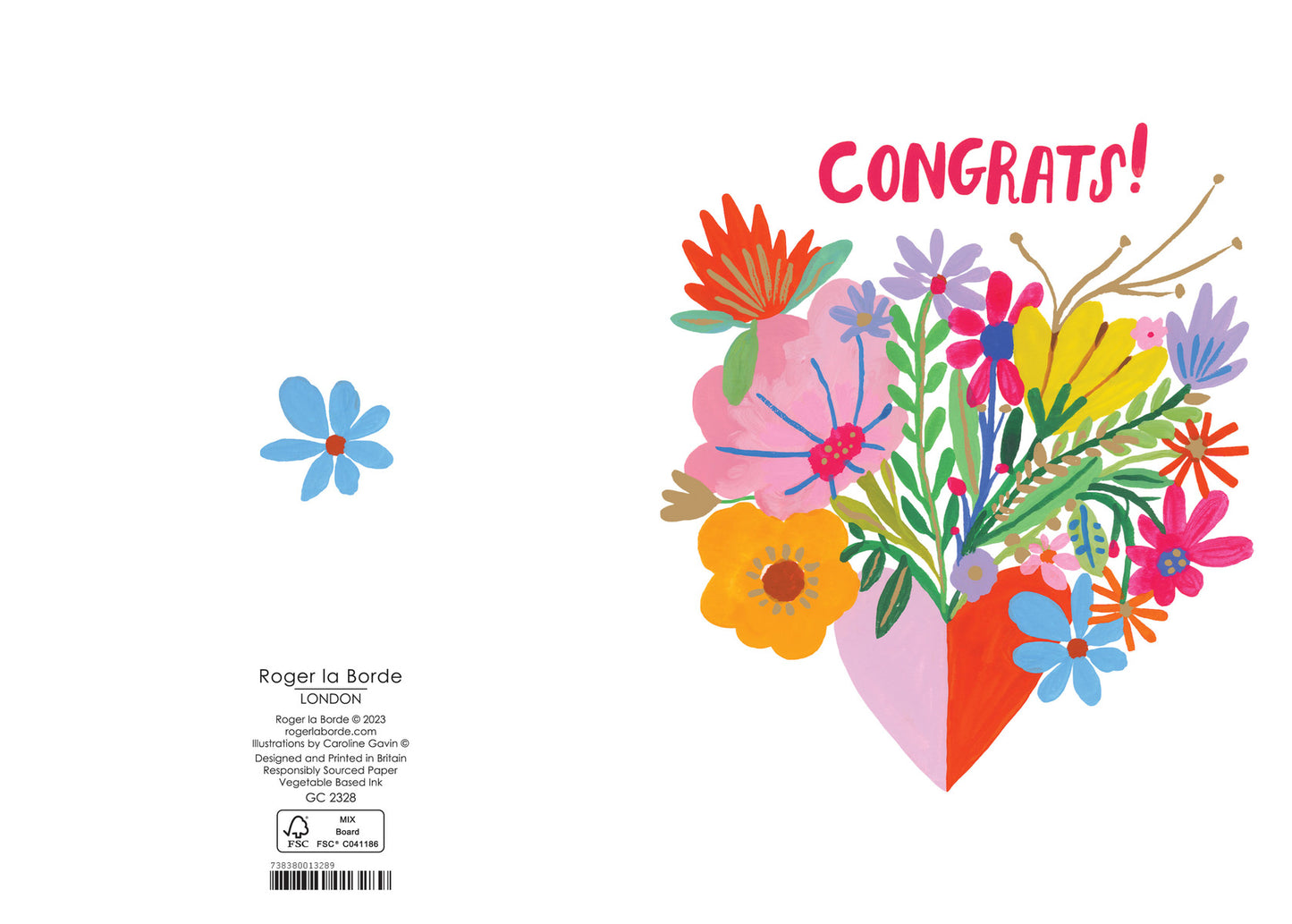 GC2328-Roger La B-Congrats Bouquet-Card-