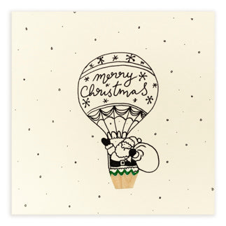 (224)PSC-CBA-Ruth Jackson-Christmas Balloon-Xmas Card-