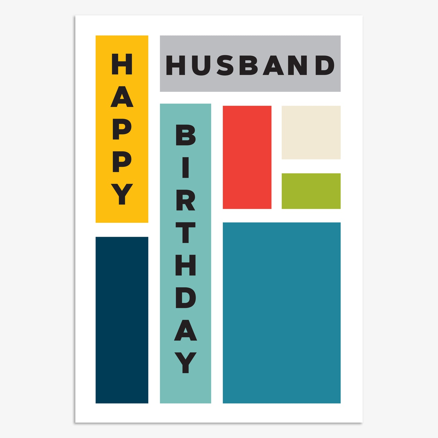 HWL039-Think of Me-Happy Birthday Husband-Card-Howl