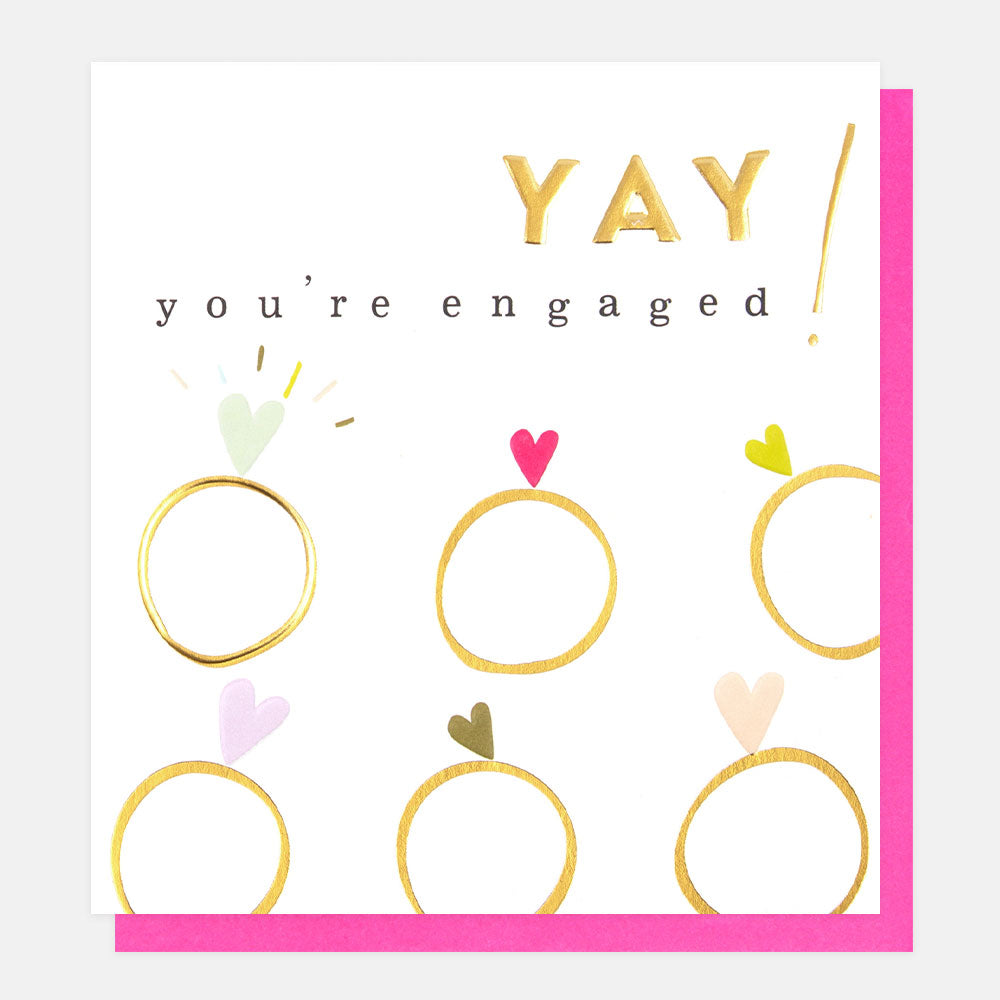 CLP011-Caroline G-Yay You'Re Engaged!-Card-Colour Pop