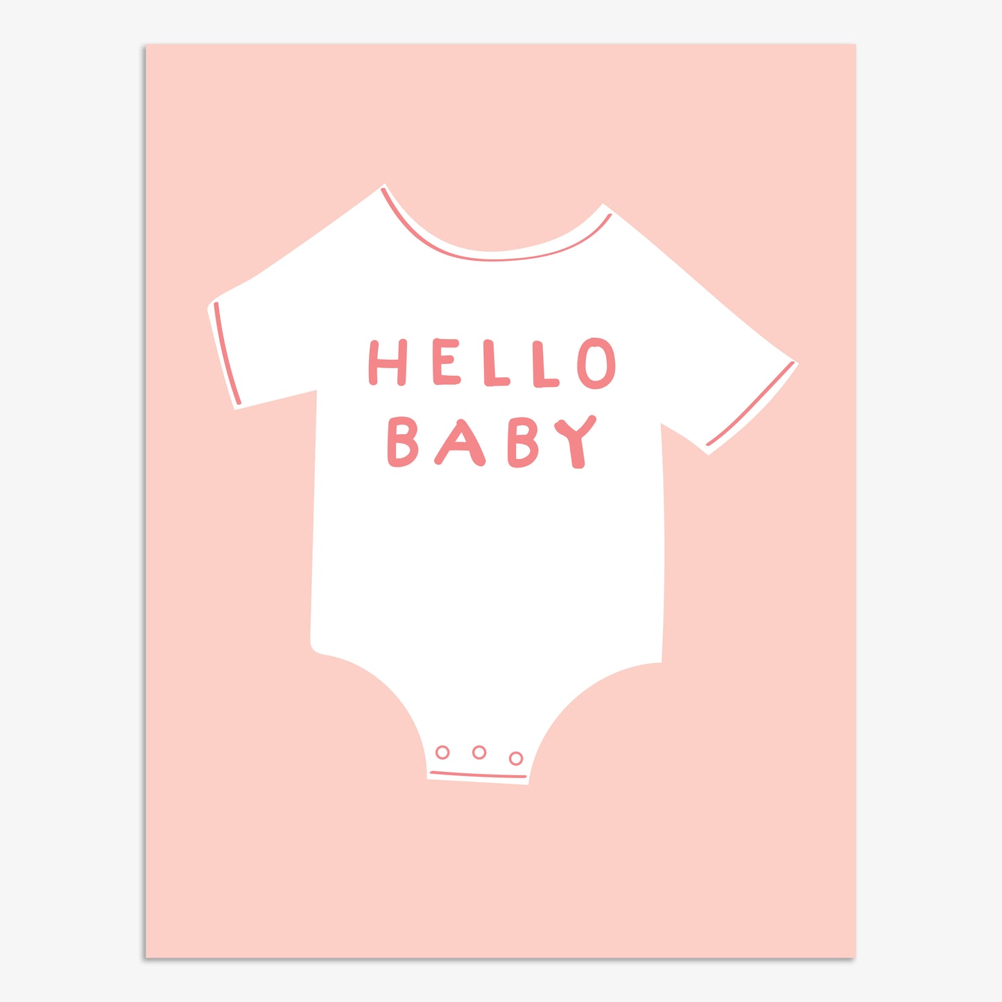 BP023-Think of Me-Hello Baby Pink-Card-Boop