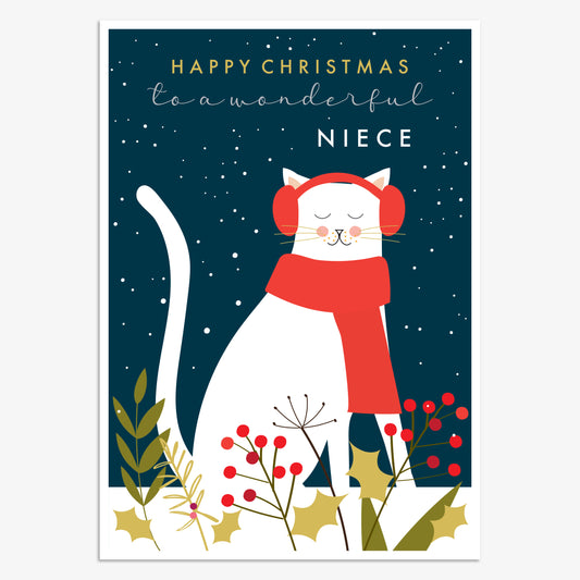 WDX018-Think of Me-Niece-Xmas Card-Wonder