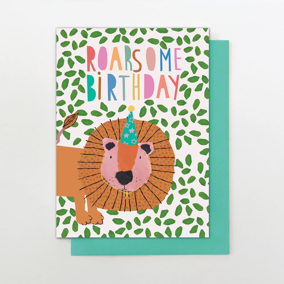 YW008-Stop The Clock-Roarsome Birthday-Card-Young & Wild