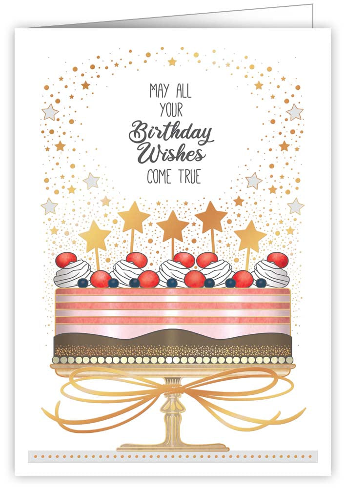 3653-Quire-May All Your Birthday Wishes Come True-Card-Mac Classic