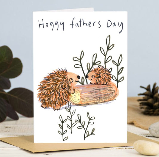 HG009-Jo Clark Design-Hoggy Fathers Day Card-Card-