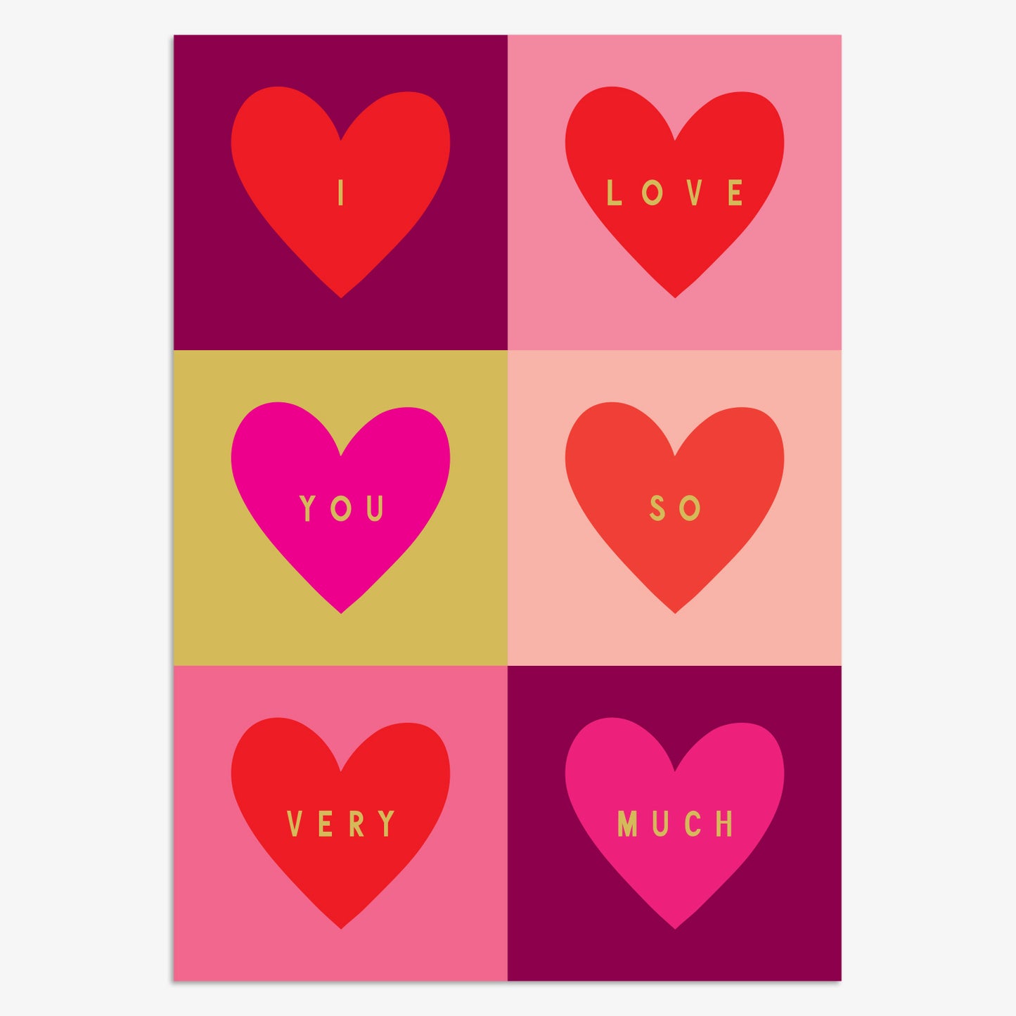 VLN018-Think of Me-I Love You So Very Much-Card-