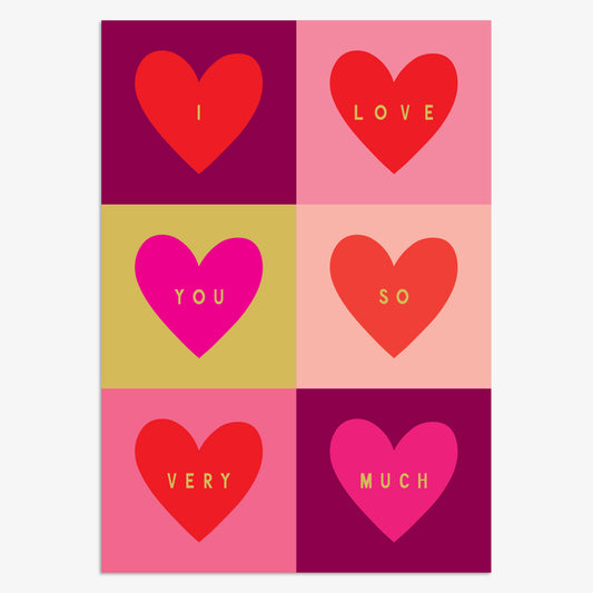 VLN018-Think of Me-I Love You So Very Much-Card-