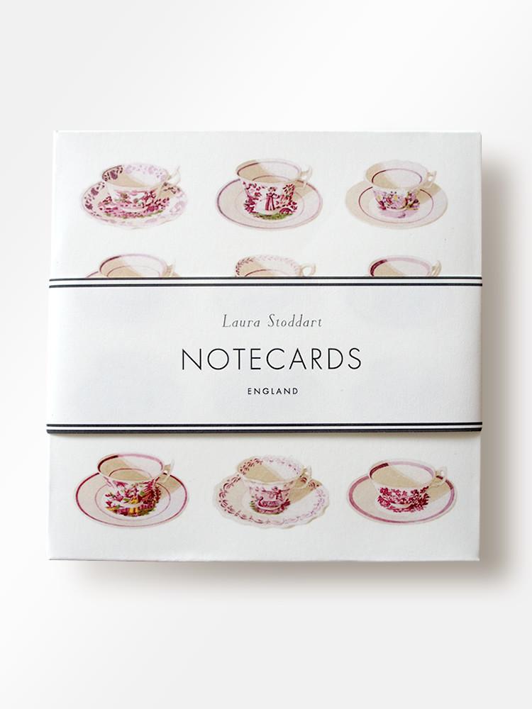 TT001-Laura Stoddart-Tea Time-A6 Notecard Set 8pk 4 designs