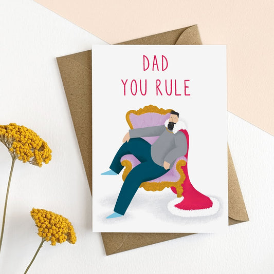 CSL003-Elsa Rose Frere-Fathers Day Throne-Card-